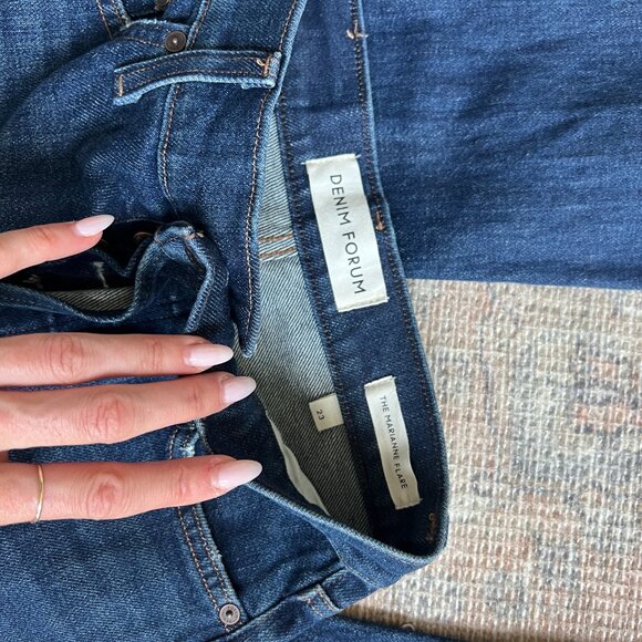 Marianne Flare Denim Forum Aritzia Denim Jeans - Picture 6 of 6